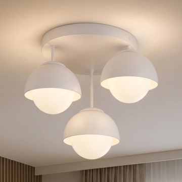 BRILAGI - Lámpara de techo de superficie COSMO 3xE27/60W/230V blanco/dorado
