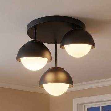 BRILAGI - Lámpara de techo de superficie COSMO 3xE27/60W/230V negra