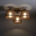 Brilagi - Lámpara de techo de superficie LATTE SABIA 3xE27/15W/230V pino/marrón
