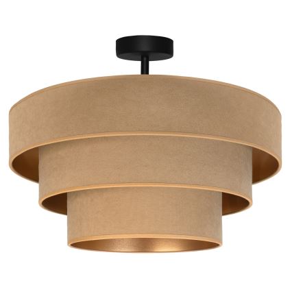 Brilagi - Lámpara de techo de superficie LUNETA 1xE27/60W/230V Ø 40 cm beige/dorado