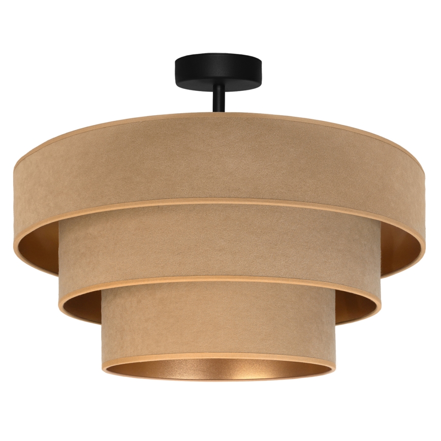 Brilagi - Lámpara de techo de superficie LUNETA 1xE27/60W/230V Ø 40 cm beige/dorado