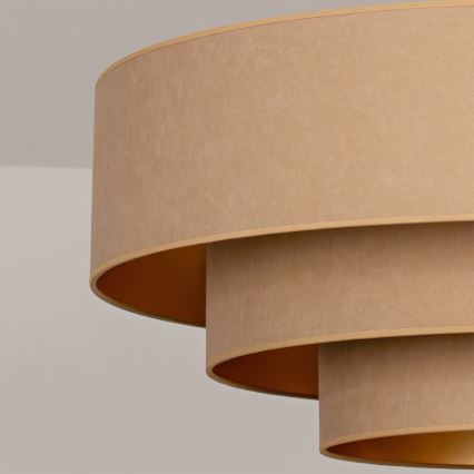 Brilagi - Lámpara de techo de superficie LUNETA 3xE27/60W/230V diámetro 80 cm beige/dorado
