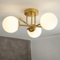 Brilagi - Lámpara de techo de superficie MALIVA 3xE14/15W/230V dorada/blanca
