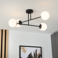 Brilagi - Lámpara de techo de superficie MALIVA 4xE14/15W/230V negro/blanco