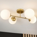 Brilagi - Lámpara de techo de superficie MALONY 4xE14/20W/230V dorada