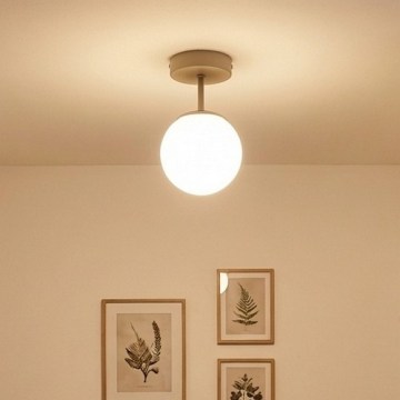 Brilagi - Lámpara de techo de superficie MILO ECRU 1xE27/60W/230V beige/dorado