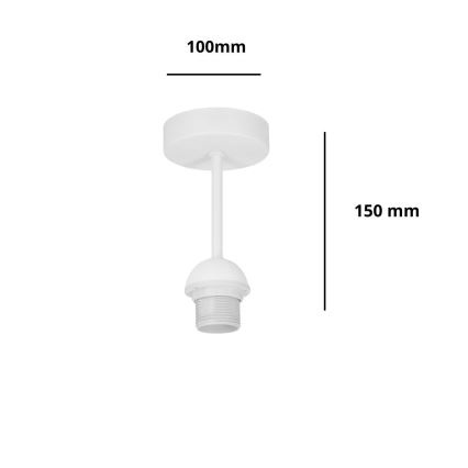 Brilagi - Lámpara de techo de superficie PARTY 1xE27/60W/230V, diámetro 10 cm, blanca