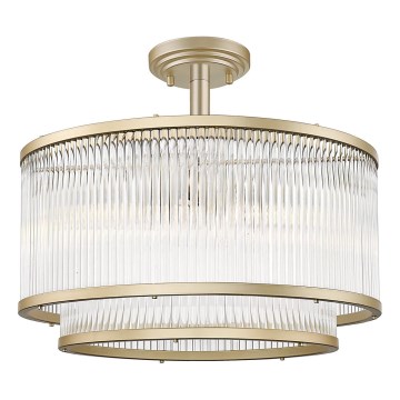 Brilagi - Lámpara de techo de superficie RAMOS 5xE14/60W/230V dorada