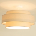 Brilagi - Lámpara de techo de superficie RESNA 1xE27/60W/230V Ø 40 cm beige