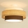 Brilagi - Lámpara de techo de superficie RESNA 1xE27/60W/230V Ø 40 cm beige/negro
