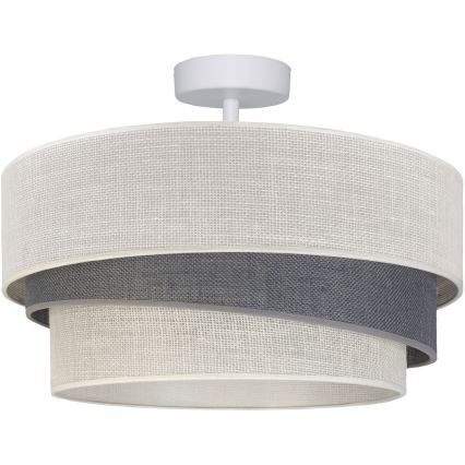 Brilagi - Lámpara de techo de superficie TRIO 1xE27/60W/230V, diámetro 40 cm, crema/gris