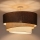Brilagi - Lámpara de techo de superficie TRIO 3xE27/60W/230V Ø 60 cm marrón/beige/blanco
