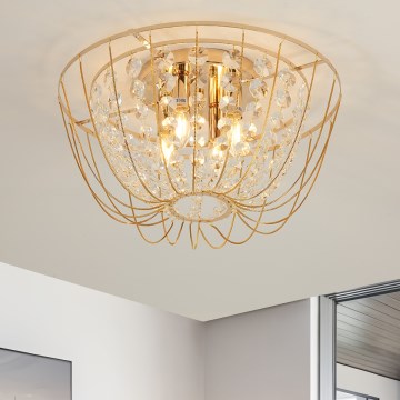Brilagi - Lámpara de techo de superficie VASTERAS 4xE14/40W/230V Ø 45 cm
