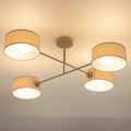 Brilagi - Lámpara de techo de superficie VIRGO 4xE14/40W/230V crema/dorada