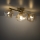 Brilagi - Lámpara de techo de superficie VULCANO 3xG9/8W/230V dorada/beige ahumado