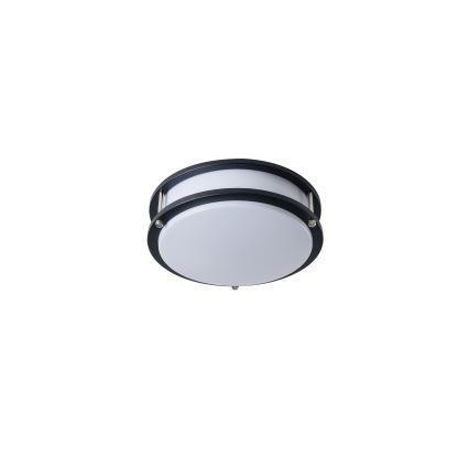 Brilagi - Lámpara de techo ELARO 2xE27/40W/230V, diámetro 26 cm, negra