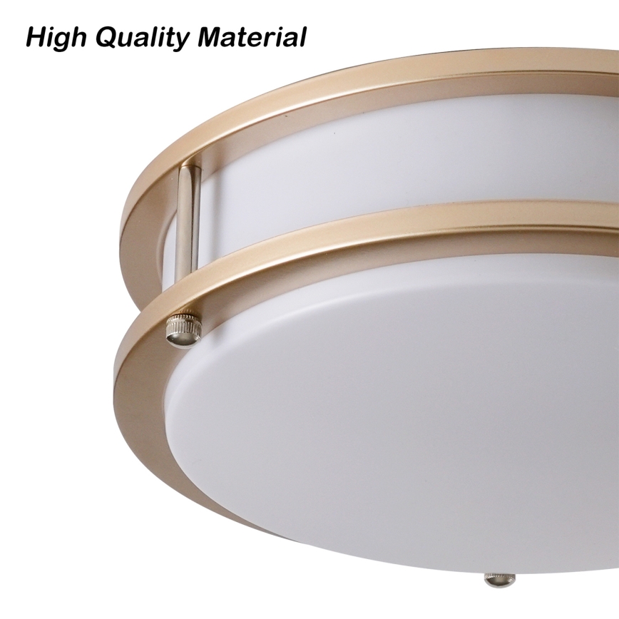 Brilagi - Lámpara de techo ELARO 4xE27/40W/230V Ø 41 cm dorada