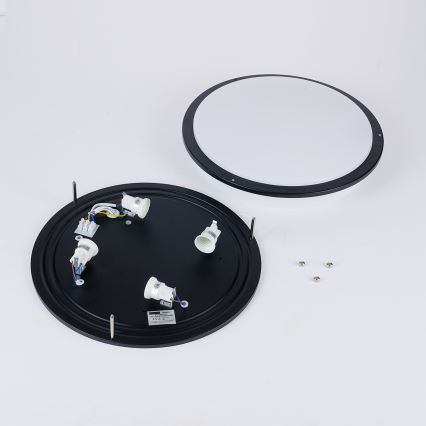 BRILAGI - Lámpara de techo ELARO 4xE27/40W/230V Ø 41 cm negra
