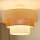 Brilagi - Lámpara de techo empotrada DENVER LUNETA 1xE27/15W/230V diámetro 45 cm beige/marrón/crema