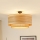 Brilagi - Lámpara de techo empotrada MONTANA BOHO 1xE27/15W/230V diámetro 60 cm marrón