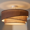 Brilagi - Lámpara de techo en superficie ARROW 1xE27/60W/230V Ø 45 cm marrón