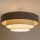 Brilagi - Lámpara de techo en superficie LUNETA 3xE27/60W/230V diámetro 80 cm gris/crema/blanco