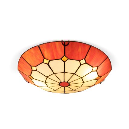 Brilagi - Lámpara de techo estilo Tiffany SIENNA 2xE27/60W/230V, diámetro 40 cm