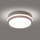 Brilagi - Lámpara de techo exterior LED BENE LED/18W/230V Ø 21,5 cm marrón IP54