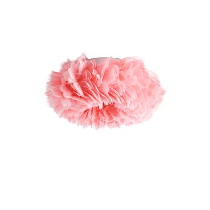 BRILAGI - Lámpara de techo FEATHER 3xE27/40W/230V Ø 40 cm rosa