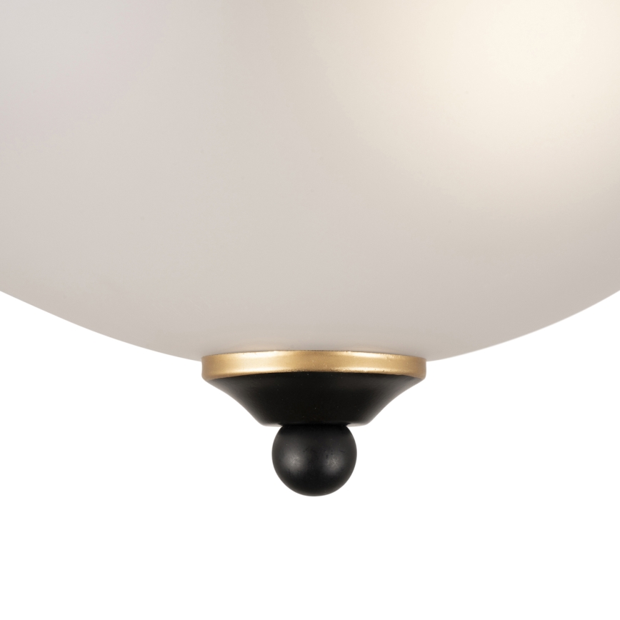 BRILAGI - Lámpara de techo FRESCO 2xE27/40W/230V, diámetro 28 cm, negro/dorado