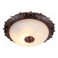 Brilagi - Lámpara de techo FRESCO 2xE27/40W/230V diámetro 30 cm bronce