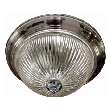 Brilagi - Lámpara de techo FRESCO 2xE27/40W/230V Ø 28 cm cromo brillante