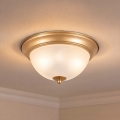 BRILAGI - Lámpara de techo FRESCO 2xE27/40W/230V Ø 28 cm dorada
