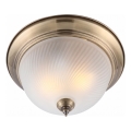 Brilagi - Lámpara de techo FRESCO 2xE27/40W/230V Ø 28 cm latón