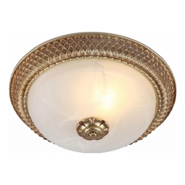 Brilagi - Lámpara de techo FRESCO 2xE27/40W/230V Ø 30 cm dorada