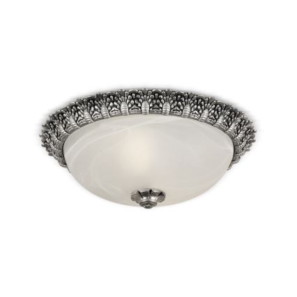 BRILAGI - Lámpara de techo FRESCO 2xE27/40W/230V Ø 30 cm plateada