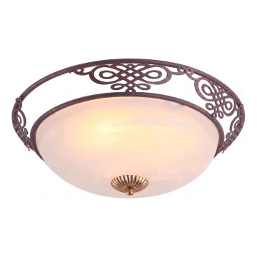 Brilagi - Lámpara de techo FRESCO 3xE27/40W/230V Ø 48 cm marrón
