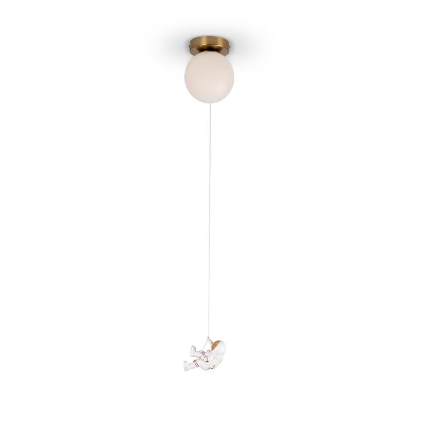 Brilagi - Lámpara de techo infantil ASTRO 1xE14/15W/230V blanca