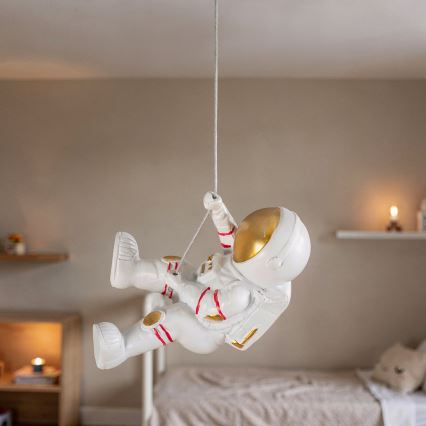 Brilagi - Lámpara de techo infantil ASTRO 1xE14/15W/230V blanca