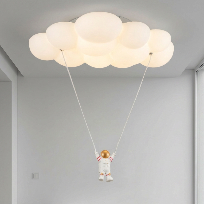 Brilagi - Lámpara de techo infantil LED ASTRO LED/77W/230V blanca
