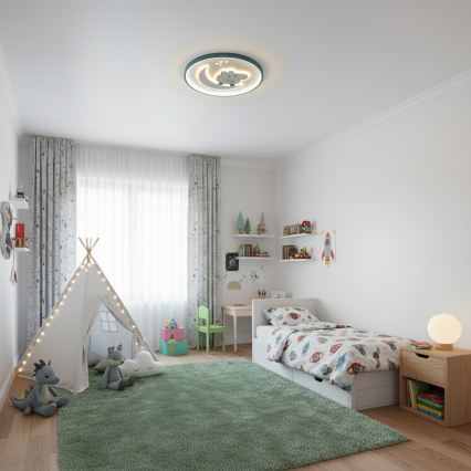 Brilagi - Lámpara de techo infantil LED PIGGY LED/70W/230V 3000/4500/6000K diámetro 45 cm