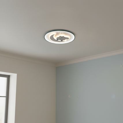 Brilagi - Lámpara de techo infantil LED PIGGY LED/70W/230V 3000/4500/6000K diámetro 45 cm
