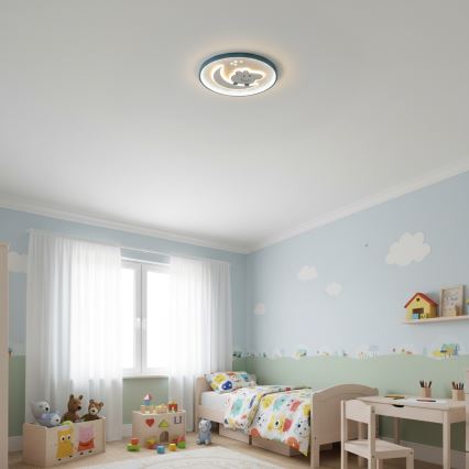 Brilagi - Lámpara de techo infantil LED PIGGY LED/70W/230V 3000/4500/6000K diámetro 45 cm