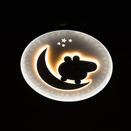 Brilagi - Lámpara de techo infantil LED PIGGY LED/70W/230V 3000/4500/6000K diámetro 45 cm