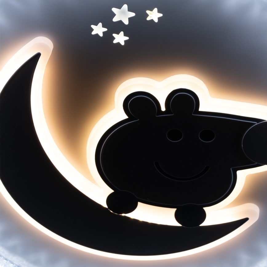 Brilagi - Lámpara de techo infantil LED PIGGY LED/70W/230V 3000/4500/6000K diámetro 45 cm