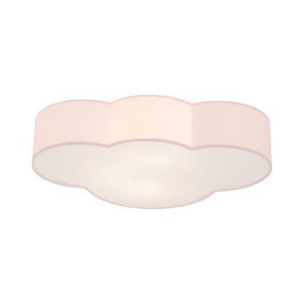 Brilagi - Lámpara de techo infantil NIMBUS 4xE27/15W/230V 46x63 cm rosa