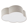 Brilagi - Lámpara de techo infantil NIMBUS MINI 2xE27/15W/230V 31x43 beige