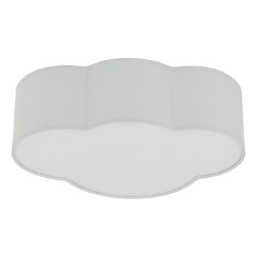 Brilagi - Lámpara de techo infantil NIMBUS MINI 2xE27/15W/230V 31x43 cm gris