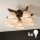 Brilagi - Lámpara de techo LED ANTHONY de superficie 5xE14/40W/230V roble nogal/beige