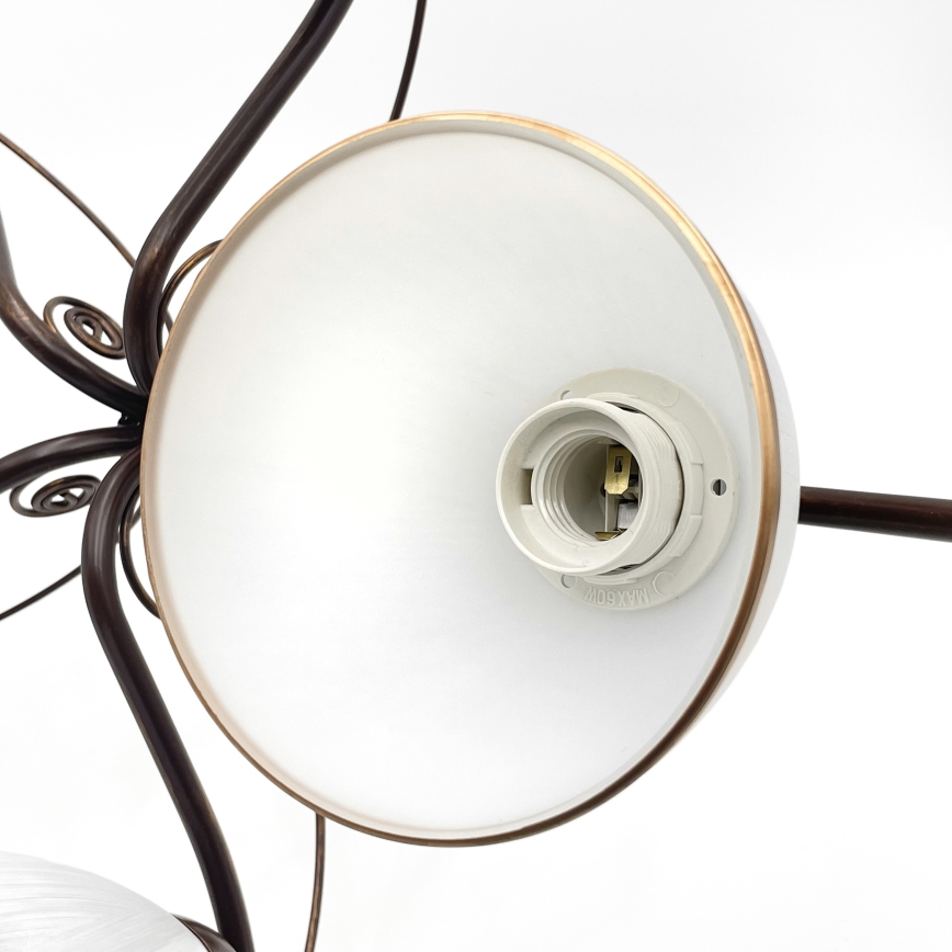 BRILAGI - Lámpara de techo LED ANTICO 5xE27/60W/230V pátina de bronce